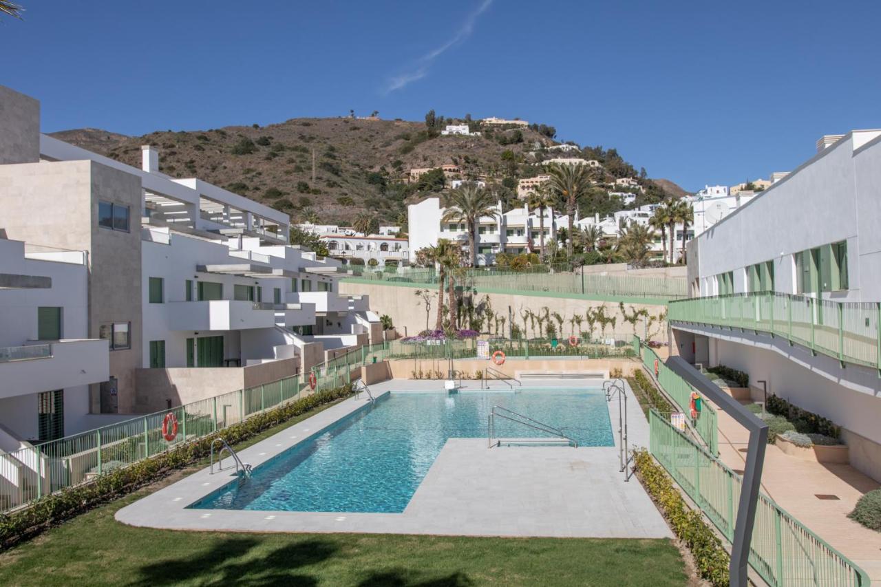 Precioso Apartamento Frente A La Playa Con Piscina Mojácar Eksteriør billede